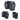 187 Killer Pads - Six Pack | Black - Adult Knee/Elbow/Wrist Safety Gear Set