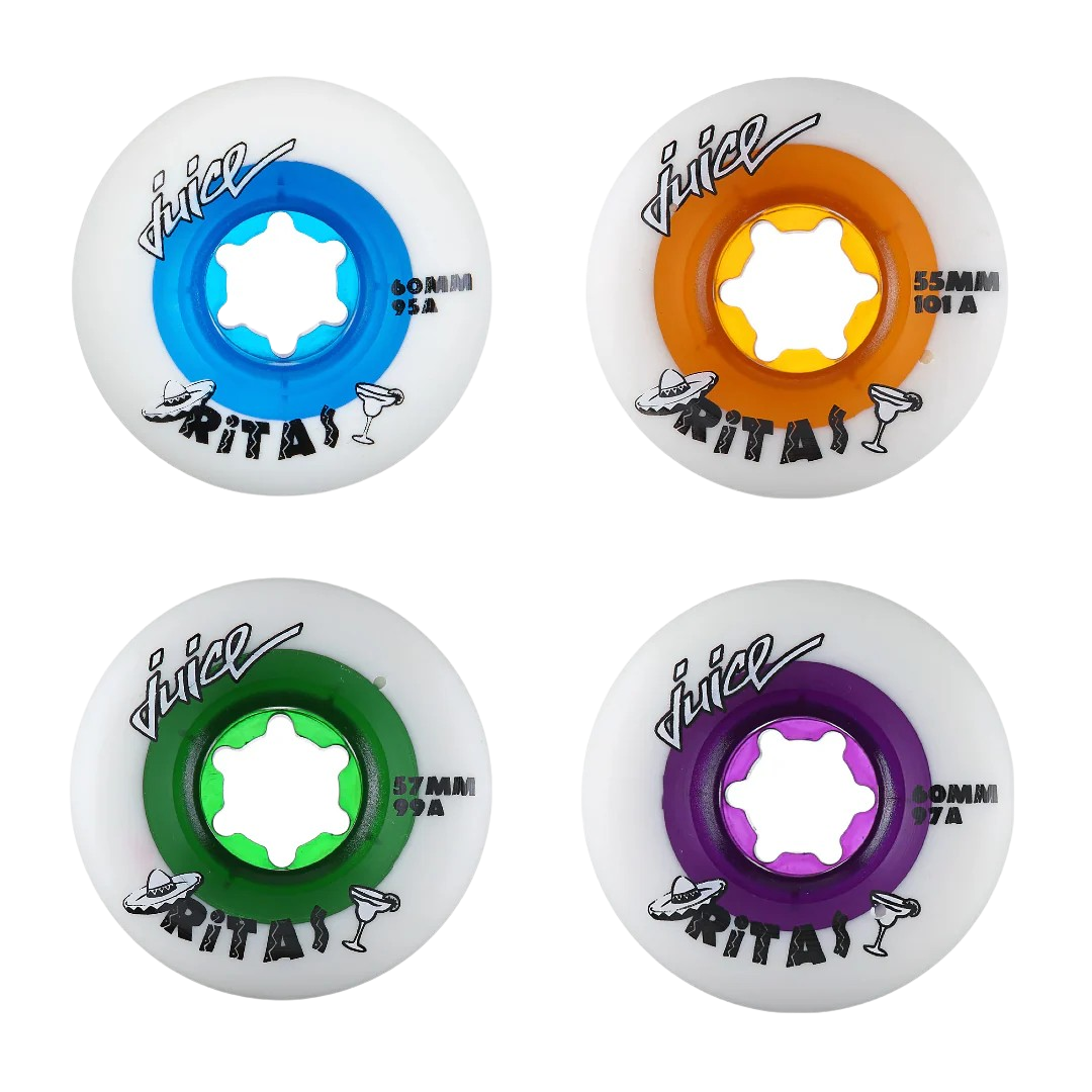 Juice Wheels - Ritas Skatepark Wheels (4 Pack) – Skate Ratz Juice Wheels - Ritas Skatepark Wheels (4 Pack) – Skate Ratz