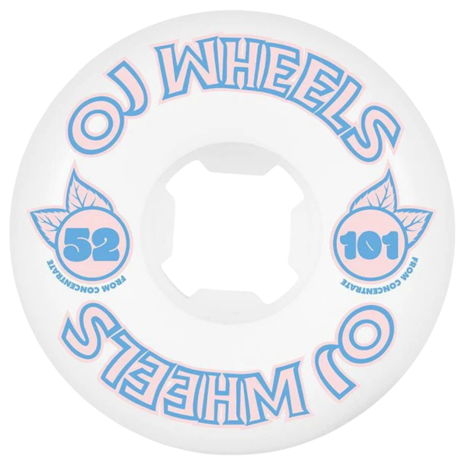 OJ Wheels 52mm 101a From Concentrate Hardline Skateboard Wheels 4pk Oj wheels 52mm 101a from concentrate hardline skateboard wheels 4pk