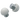 Roll Line - White Mini Stopper (Metric Thread) Jam Plug - Sold In Pairs