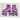 Purple Skates Sticker - 2.5" x 2"