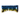 Creature - Mirrored Logo Sticker Blue/Yellow - Sold Individually