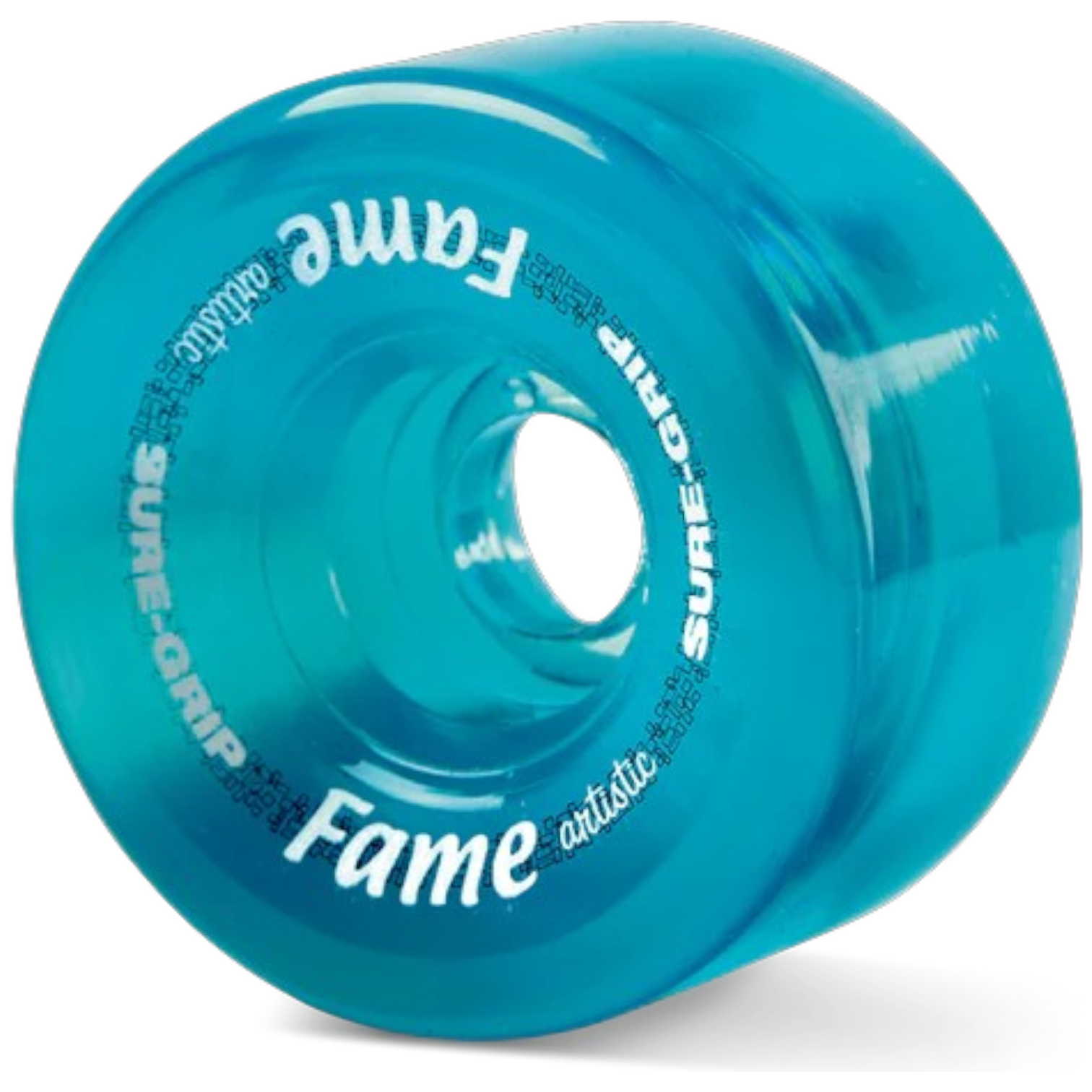 Sure Grip - Clear Teal Fame Artistic Wheels - 4 Pack – Skate Ratz