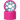 VNLA - Pink and Teal Backspin Astro 96A 65mm Wheels (8 Pack)