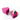 Grindstone -  BB Pink Lils Heartstopper Toe Stops 5/8 stem ( sold in pairs )