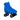 Sure-Grip Blue Rollerskate Boot Cover