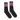 Socco - Pink Striped Socks | Black