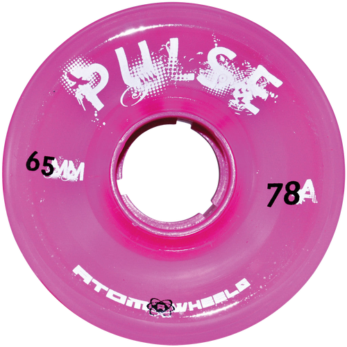 Atom Skates - Pink Pulse 65mm Outdoor Wheels (4 Pack) – Skate Ratz