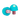 Moxi Skates - Teal Mini Mushroom Toe Stop - Sold In Pairs