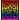 Skate Ratz - Sk8 Ratz Block Rainbow Sticker 1.12" x 1.35"