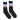 Socco - Cali Words Socks | Black