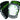 Smith Scabs Safety Gear - Elite Knee Pads - HYPNO WHITE BLACK & GREEN