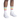 Socco skate socks - Green/Yellow/Red Striped Socks | White