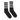 Socco - White Checkered Socks | Black