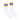 Socco - Gold and Purple Striped Socks | White
