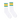 Socco - Green and Gold Striped Socks | White