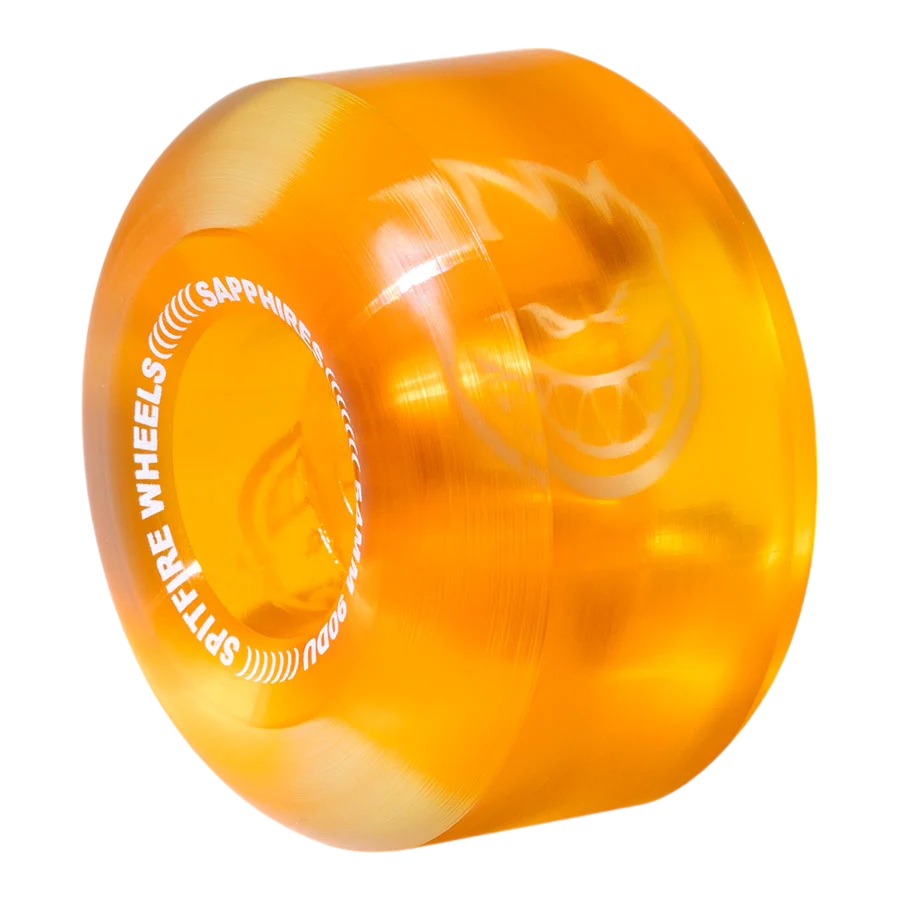 Spitfire - 90D Clear/Orange Radial - 54mm - Skateboard Wheels - 4pk ...