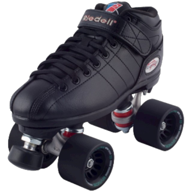 Riedell Skates - R3 Black Demon - Roller Skate Set – Skate Ratz