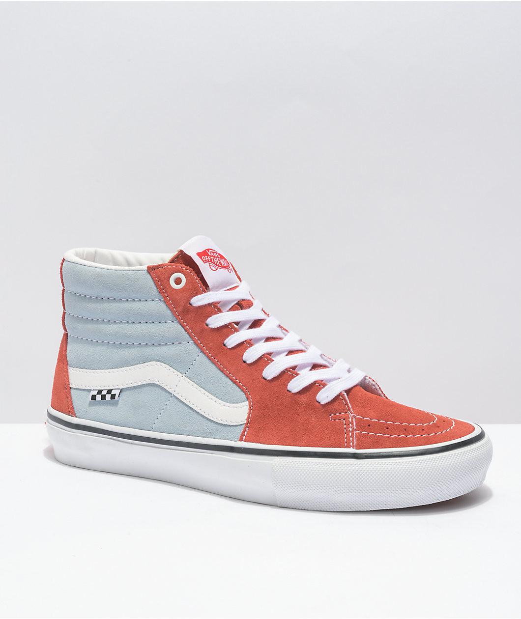 Vans - Sk8 - Hi Pro Skate Shoe - Hot Sauce / Winter Sky – Skate Ratz