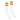 Socco skate socks - Classic White with Green, Yellow, and Red Stripes