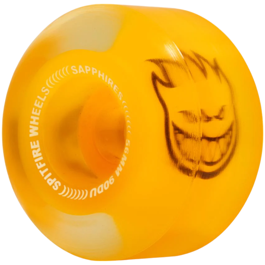 Spitfire - Neon Orange 90DU Sapphires Radial - 54mm Skateboard Wheels ...