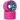 VNLA - Pink and Teal Backspin Astro 96A 65mm Wheels (8 Pack)
