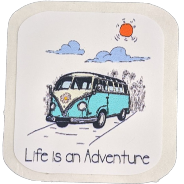 Life VW Bus Sticker- Small -1.25