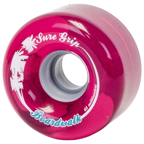 Sure Grip - Raspberry Pink Boardwalk 65mm Outdoor Wheels 78A (4 pack ...